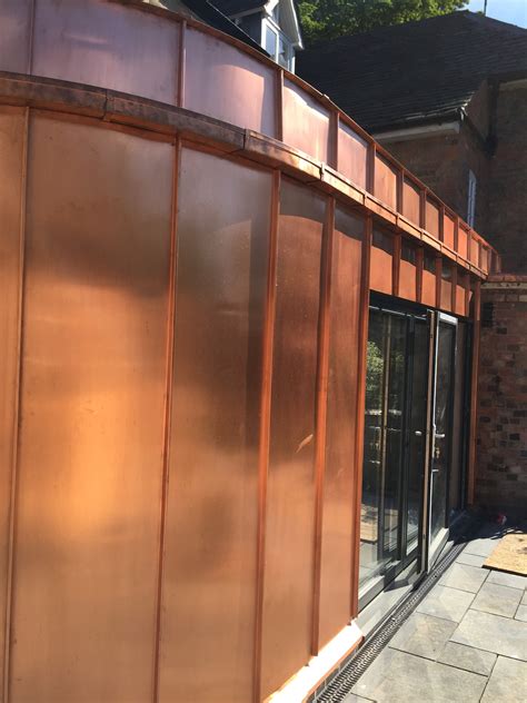 house exterior metal cladding|copper cladding cost per m2.